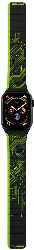Apple Watch Ultra 49mm Kordon Youngkit Technological Magnetik Tak Çıkar Silikon Strap Kayış - Yeşil