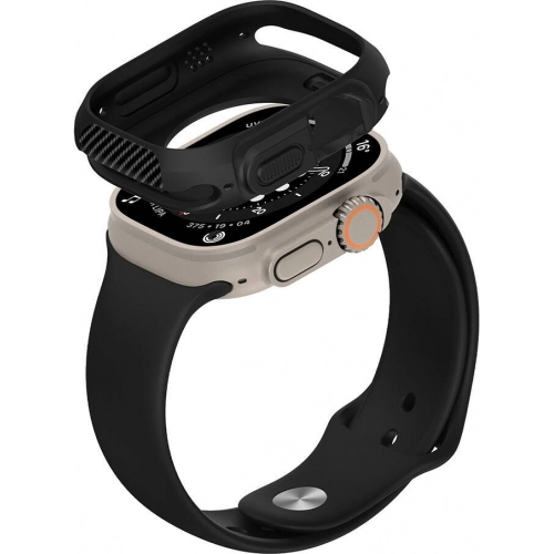 Apple Watch Ultra 49mm Silikon TPU Kasa Koruyucu Watch Gard 31 - Yeşil