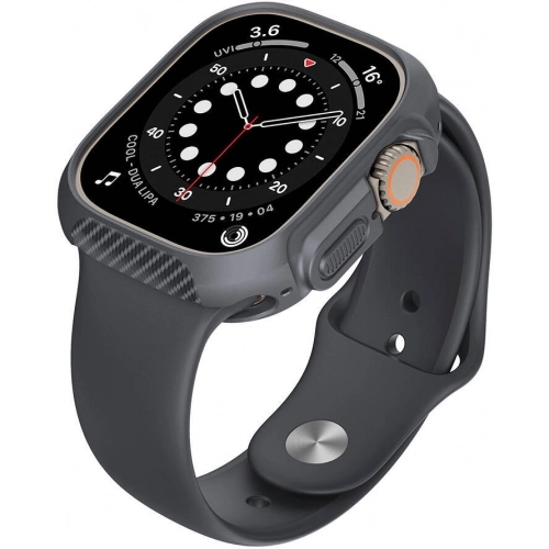 Apple Watch Ultra 49mm Silikon TPU Kasa Koruyucu Watch Gard 31 - Yeşil