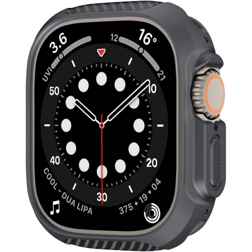 Apple Watch Ultra 49mm Silikon TPU Kasa Koruyucu Watch Gard 31 - Yeşil