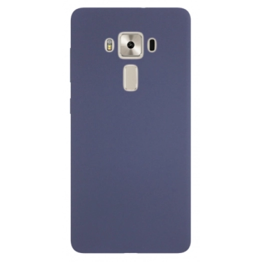 Asus Zenfone 3 Deluxe Kılıf İnce Soft Mat Renkli Esnek Silikon Kapak - Lacivert