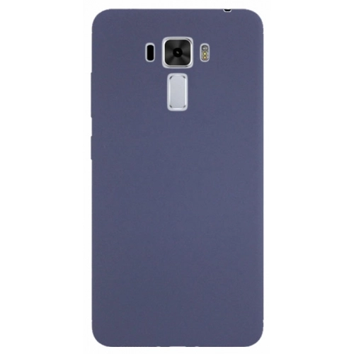 Asus Zenfone 3 Laser Kılıf İnce Soft Mat Renkli Esnek Silikon Kapak - Lacivert