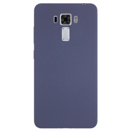 Asus Zenfone 3 Laser Kılıf İnce Soft Mat Renkli Esnek Silikon Kapak - Lacivert