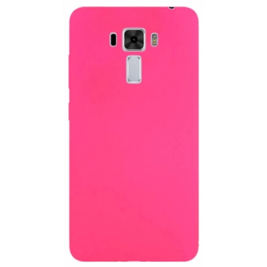 Asus Zenfone 3 Laser Kılıf İnce Soft Mat Renkli Esnek Silikon Kapak - Pembe