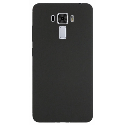 Asus Zenfone 3 Laser Kılıf İnce Soft Mat Renkli Esnek Silikon Kapak - Siyah