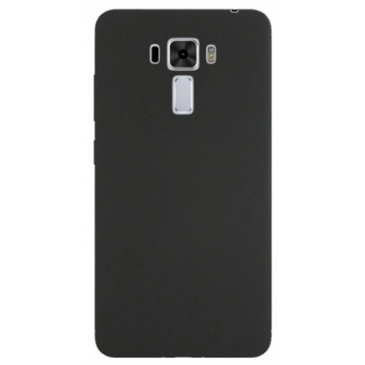 Asus Zenfone 3 Laser Kılıf İnce Soft Mat Renkli Esnek Silikon Kapak - Siyah