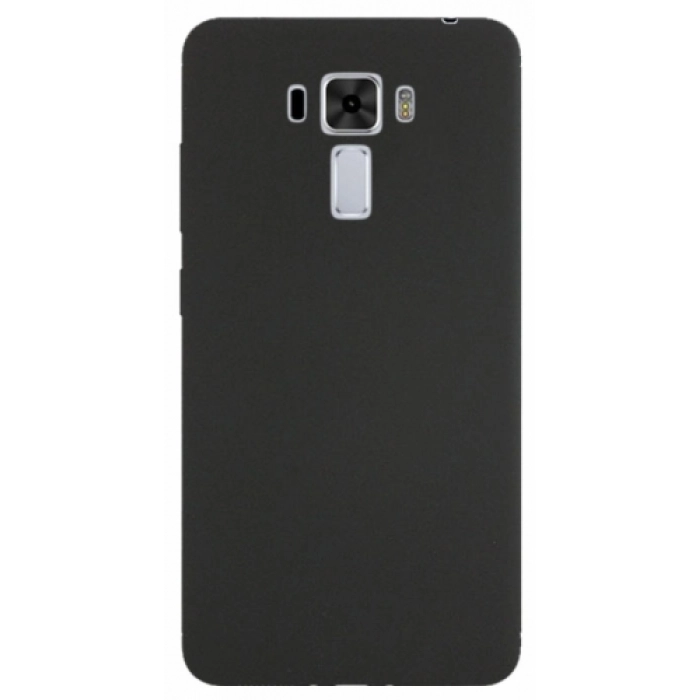 Asus Zenfone 3 Laser Kılıf İnce Soft Mat Renkli Esnek Silikon Kapak - Siyah
