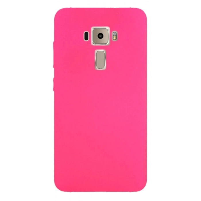 Asus Zenfone 3 ZE552KL Kılıf İnce Soft Mat Renkli Esnek Silikon Kapak - Pembe