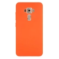 Asus Zenfone 3 ZE552KL Kılıf İnce Soft Mat Renkli Esnek Silikon Kapak - Turuncu