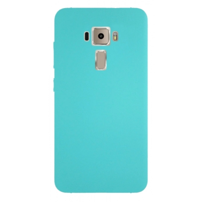 Asus Zenfone 3 ZE552KL Kılıf İnce Soft Mat Renkli Esnek Silikon Kapak - Yeşil