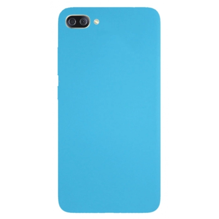 Asus Zenfone 4 Max ZC554KL Kılıf İnce Soft Mat Renkli Esnek Silikon Kapak - Mavi