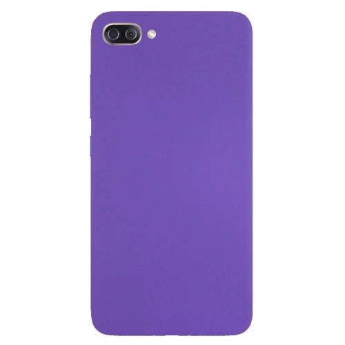 Asus Zenfone 4 Max ZC554KL Kılıf İnce Soft Mat Renkli Esnek Silikon Kapak - Mor