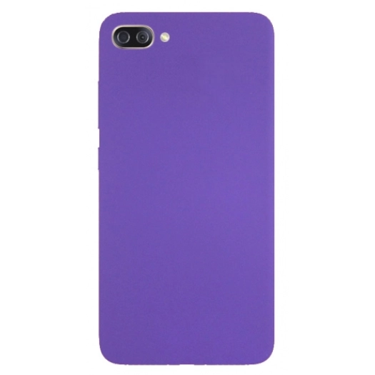 Asus Zenfone 4 Max ZC554KL Kılıf İnce Soft Mat Renkli Esnek Silikon Kapak - Mor