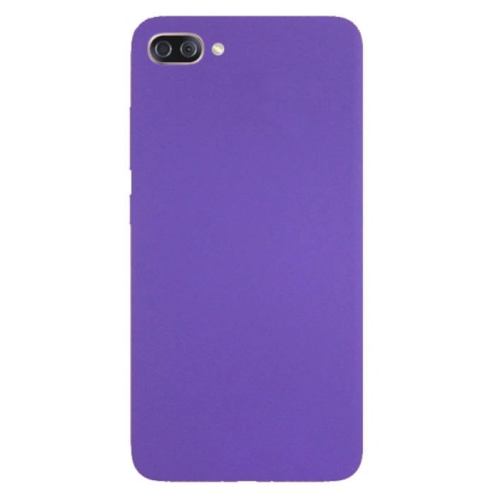 Asus Zenfone 4 Max ZC554KL Kılıf İnce Soft Mat Renkli Esnek Silikon Kapak - Mor