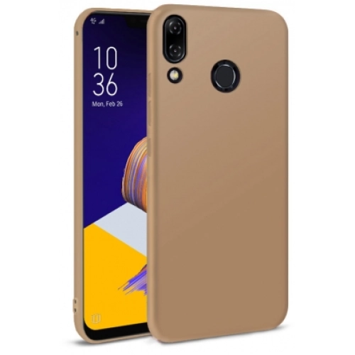 Asus Zenfone 5 (ZE620KL) Kılıf İnce Soft Mat Renkli Esnek Silikon Kapak - Gold