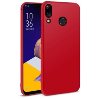 Asus Zenfone 5 (ZE620KL) Kılıf İnce Soft Mat Renkli Esnek Silikon Kapak - Kırmızı
