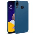 Asus Zenfone 5 (ZE620KL) Kılıf İnce Soft Mat Renkli Esnek Silikon Kapak - Lacivert