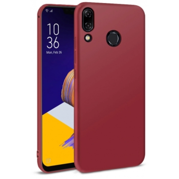 Asus Zenfone 5 (ZE620KL) Kılıf İnce Soft Mat Renkli Esnek Silikon Kapak - Mürdüm
