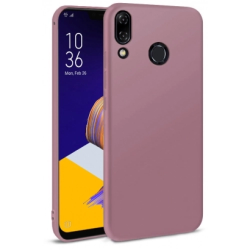 Asus Zenfone 5 (ZE620KL) Kılıf İnce Soft Mat Renkli Esnek Silikon Kapak - Rose Gold