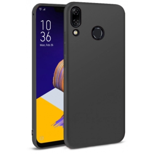 Asus Zenfone 5 (ZE620KL) Kılıf İnce Soft Mat Renkli Esnek Silikon Kapak - Siyah