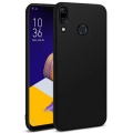 Asus Zenfone Max Pro ZB602KL Kılıf İnce Soft Mat Renkli Esnek Silikon Kapak - Siyah