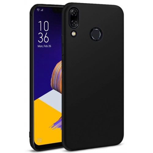 Asus Zenfone Max Pro ZB602KL Kılıf İnce Soft Mat Renkli Esnek Silikon Kapak - Siyah