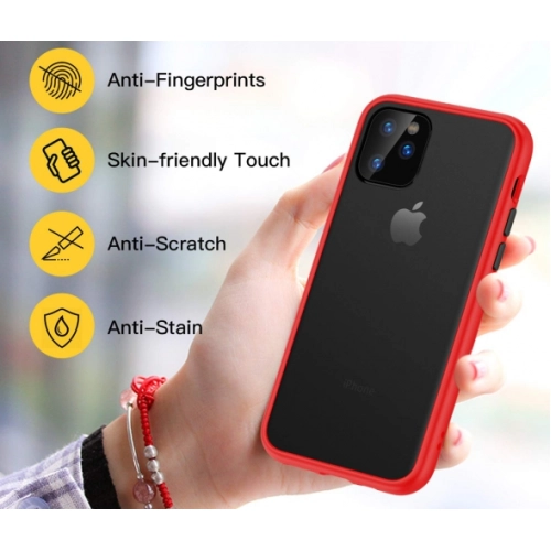 Benks Apple iPhone 11 Kılıf Arkası Mat Magic Smooth Drop Resistance Kapak - Beyaz