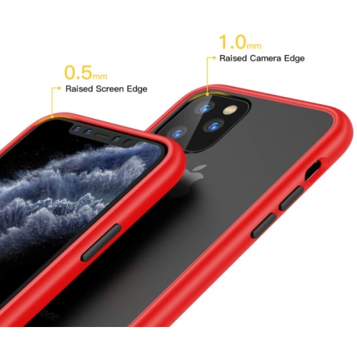 Benks Apple iPhone 11 Kılıf Arkası Mat Magic Smooth Drop Resistance Kapak - Beyaz