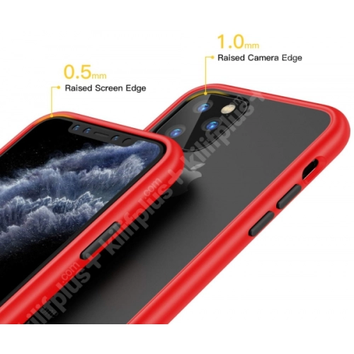 Benks Apple iPhone 11 Kılıf Arkası Mat Magic Smooth Drop Resistance Kapak - Kırmızı