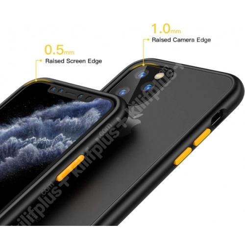 Benks Apple iPhone 11 Kılıf Arkası Mat Magic Smooth Drop Resistance Kapak - Siyah