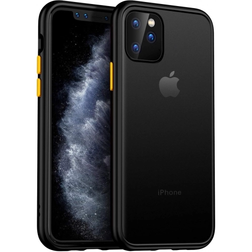 Benks Apple iPhone 11 Pro Kılıf Arkası Mat Magic Smooth Drop Resistance Kapak - Siyah