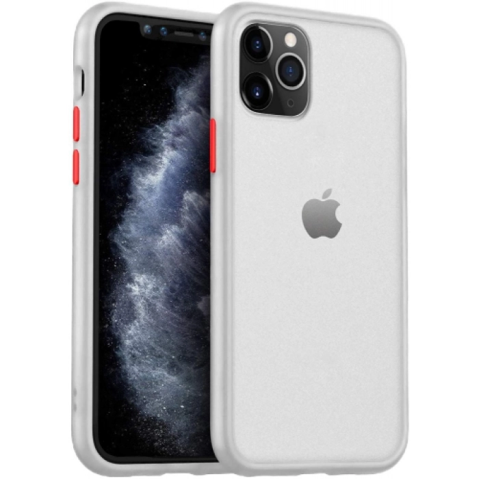 Benks Apple iPhone 11 Pro Max Kılıf Arkası Mat Magic Smooth Drop Resistance Kapak - Beyaz