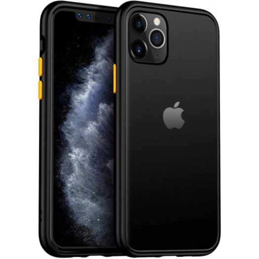 Benks Apple iPhone 11 Pro Max Kılıf Arkası Mat Magic Smooth Drop Resistance Kapak - Siyah