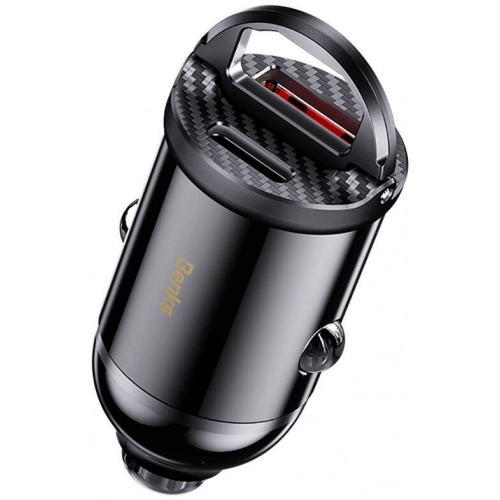 Benks C30SE Hızlı Şarj Çift Port PD Araç Şarj Aleti 30W Max - Siyah