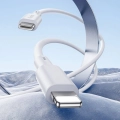 Benks D45 Type-C to Lightning PD Hızlı Şarj ve Data Kablo 480Mbps 2 Metre - Beyaz