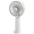 Benks F22 Soğutucu Mini Vantilatör 3 Kademeli Portatif Soğutucu Fan - Beyaz