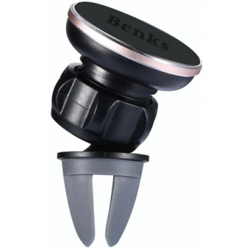 Benks Kalorifer Peteği Girişli Mıknatıslı Araç Telefon Tutucu - Siyah