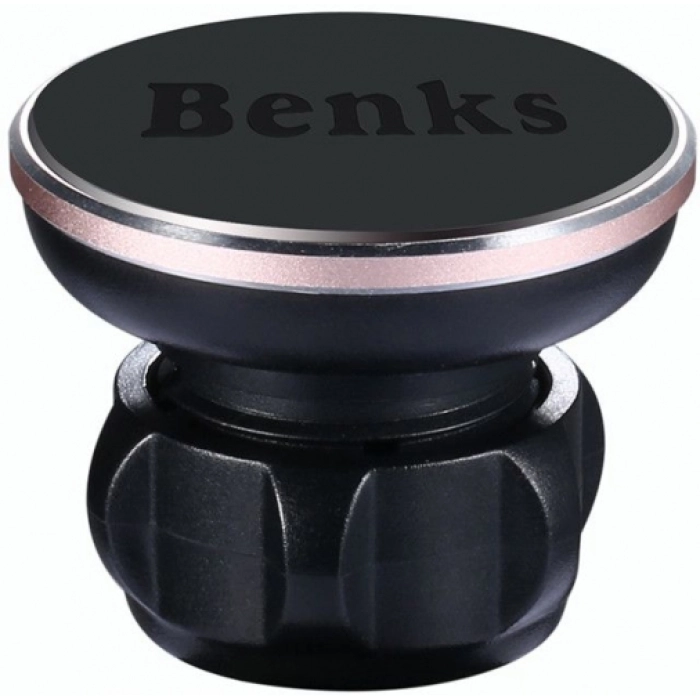 Benks Kalorifer Peteği Girişli Mıknatıslı Araç Telefon Tutucu - Siyah