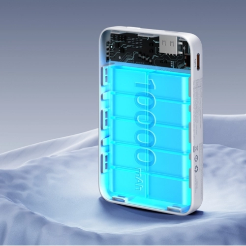 Benks MP08 Magsafe Magnetik Standlı İnce Tasarımlı Powerbank 10000mAh - Siyah