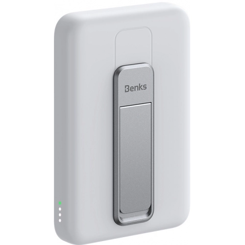 Benks MP08 Magsafe Magnetik Standlı İnce Tasarımlı Powerbank 10000mAh - Siyah