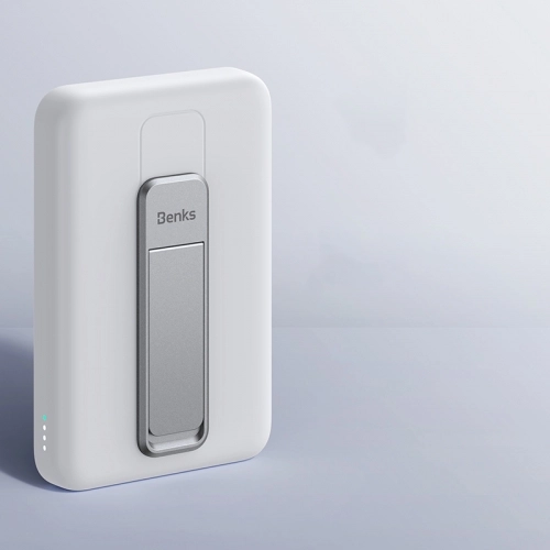 Benks MP08 Magsafe Magnetik Standlı İnce Tasarımlı Powerbank 10000mAh - Siyah