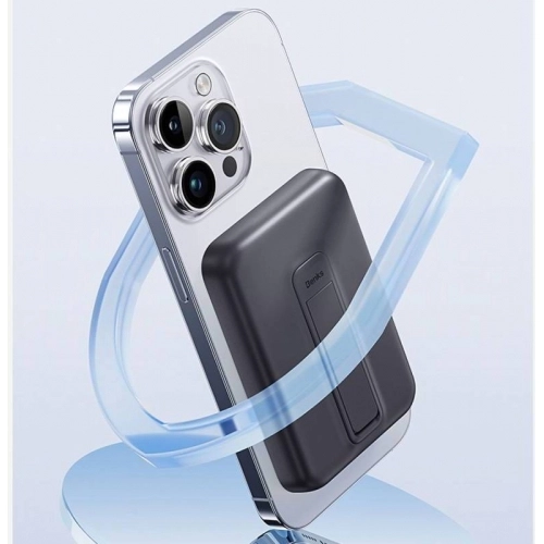 Benks MP09 Magsafe Magnetik Standlı İnce Tasarımlı Powerbank 6000mAh - Mavi