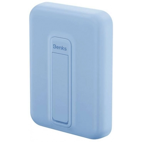 Benks MP09 Magsafe Magnetik Standlı İnce Tasarımlı Powerbank 6000mAh - Siyah