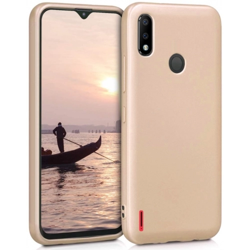 Casper Via E3 Kılıf İnce Soft Mat Renkli Esnek Silikon Kapak - Gold