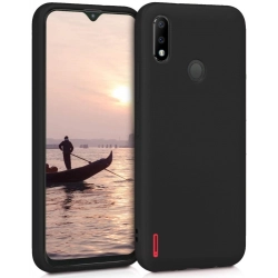 Casper Via E3 Kılıf İnce Soft Mat Renkli Esnek Silikon Kapak - Siyah