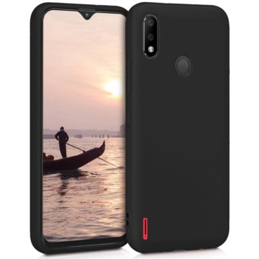 Casper Via E3 Kılıf İnce Soft Mat Renkli Esnek Silikon Kapak - Siyah