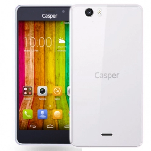 Casper Via V6X Kılıf Ultra İnce Kaliteli Esnek Silikon 0.2mm - Şeffaf
