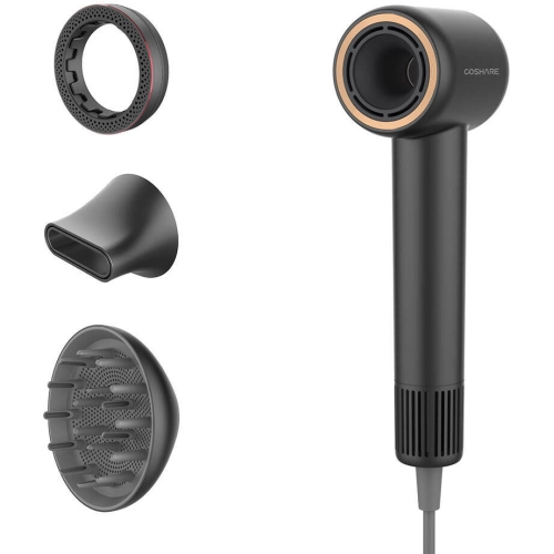 Coshare HD10E SuperFlow1 İyon Teknolojili Isı Dereceli Led Işıklı Saç Kurutma Fön Makinesi - Beyaz