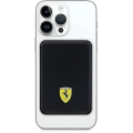 Ferrari Led Işıklı Göstergeli Magsafe Magnetik Orjinal Lisanslı Powerbank 5000 Mah - Siyah