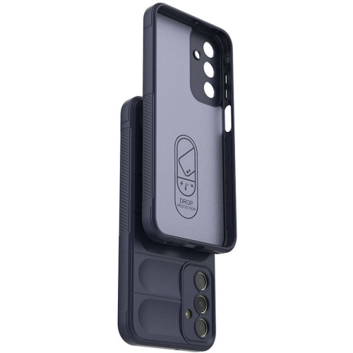 Samsung Galaxy A25 Kılıf Esnek TPU Oyuklu Arka Yüzey Tasarımlı Zore Etnik Silikon Kapak - Koyu Yeşil